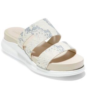 COLE HAAN ZeroGrand Slide Sandal, Ivory/White, Beach Summer Sandal, Size 9 NWT